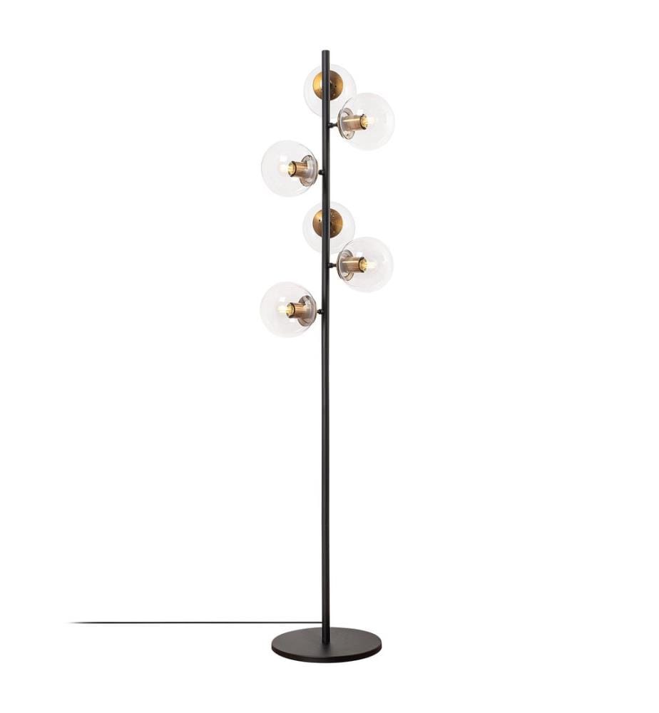 Schwarz, Stehlampen, 35 X 22 X 163 cm, Metallkörper