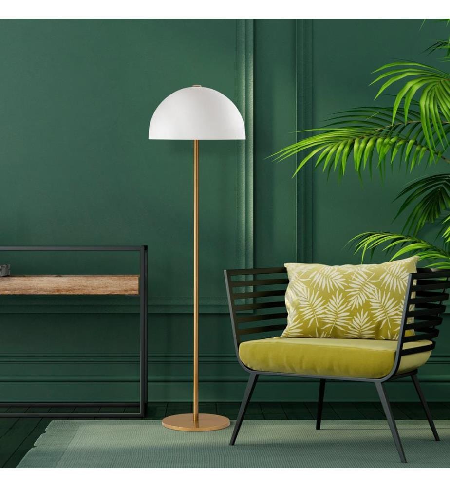 Or, Lampadaire, 40 X 40 X 154 cm, Corps Métallique
