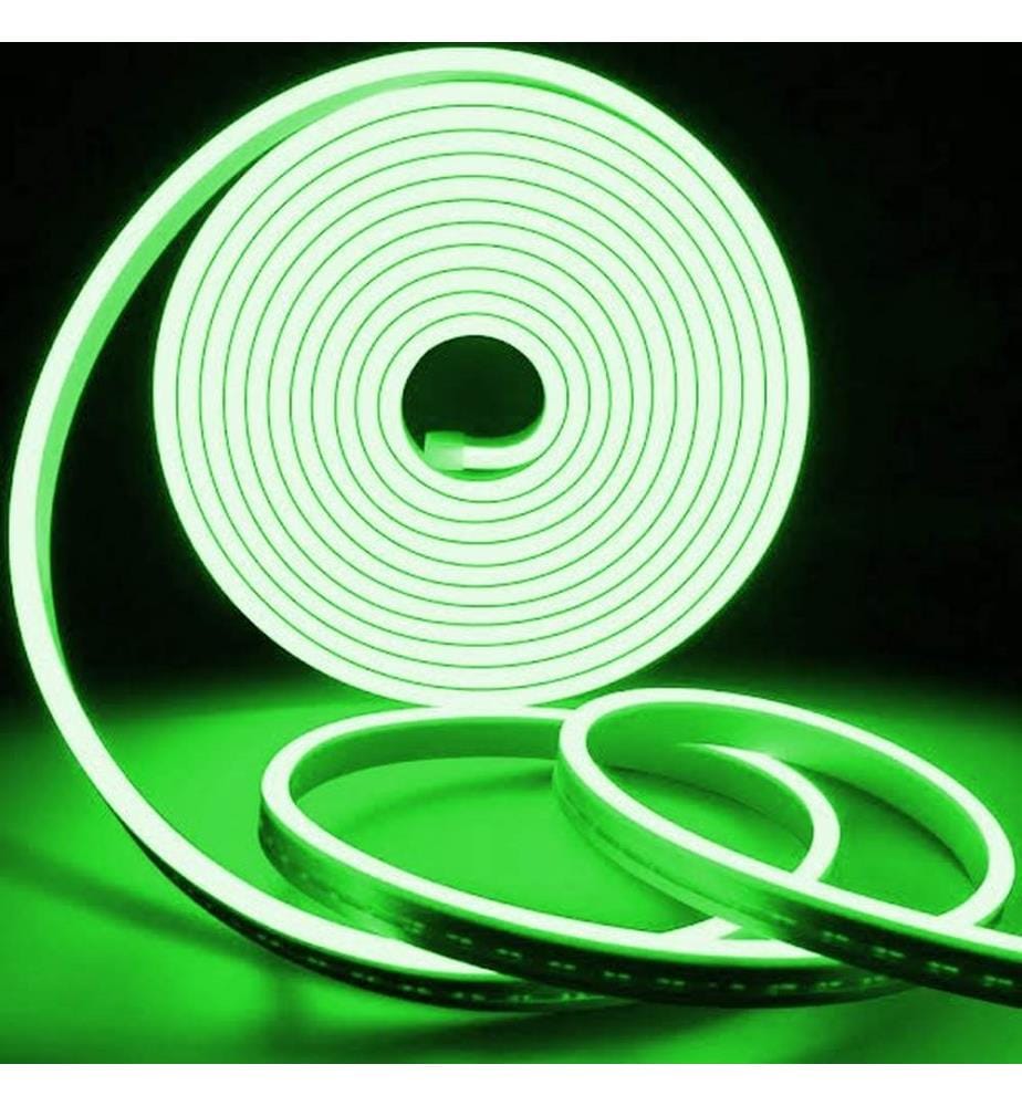 Eclairage mural décoratif à LED, vert, bande néon flexible