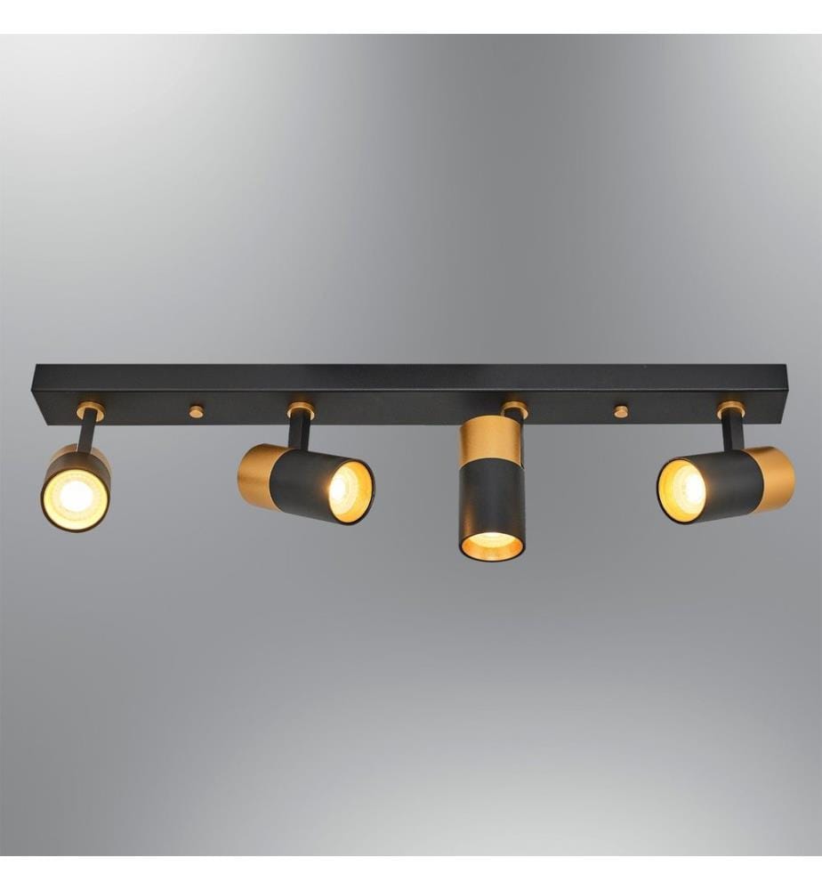 Dekorative LED-Beleuchtung, Schwarz, Metallgehäuse