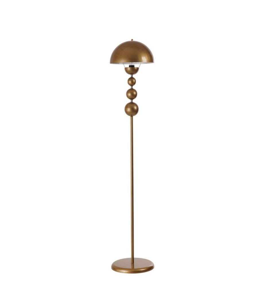 Lampadaire, or, boîtier métallique