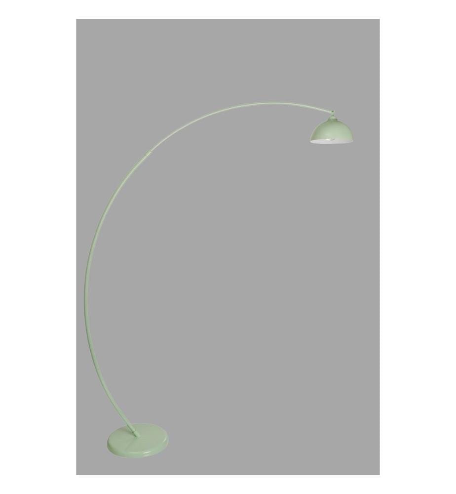 Lampadaire, vert menthe, boîtier métallique