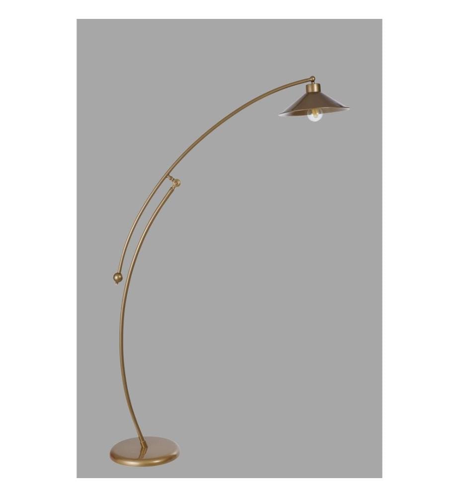 Lampadaire, or, boîtier métallique