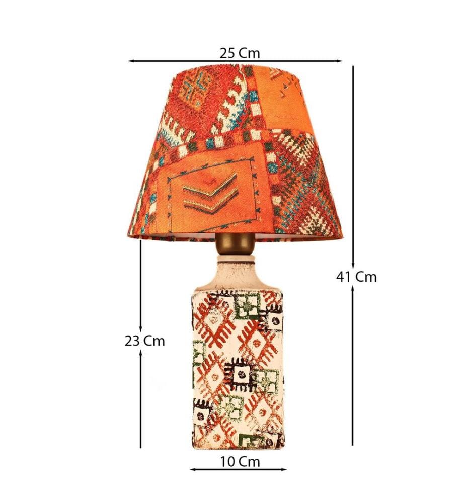 Table Lamp, Multicolor, CERAMIC BODY