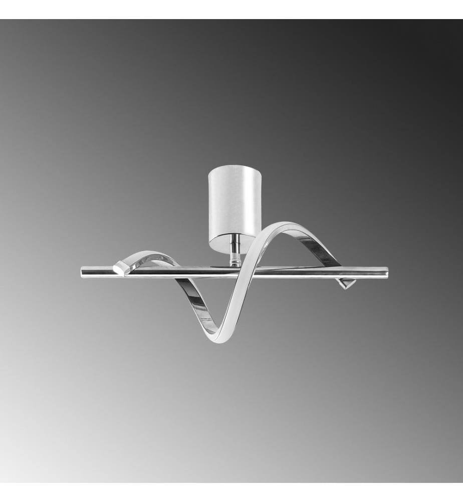 Lustre, Chrome, Corps en métal, Plaque de base en métal
