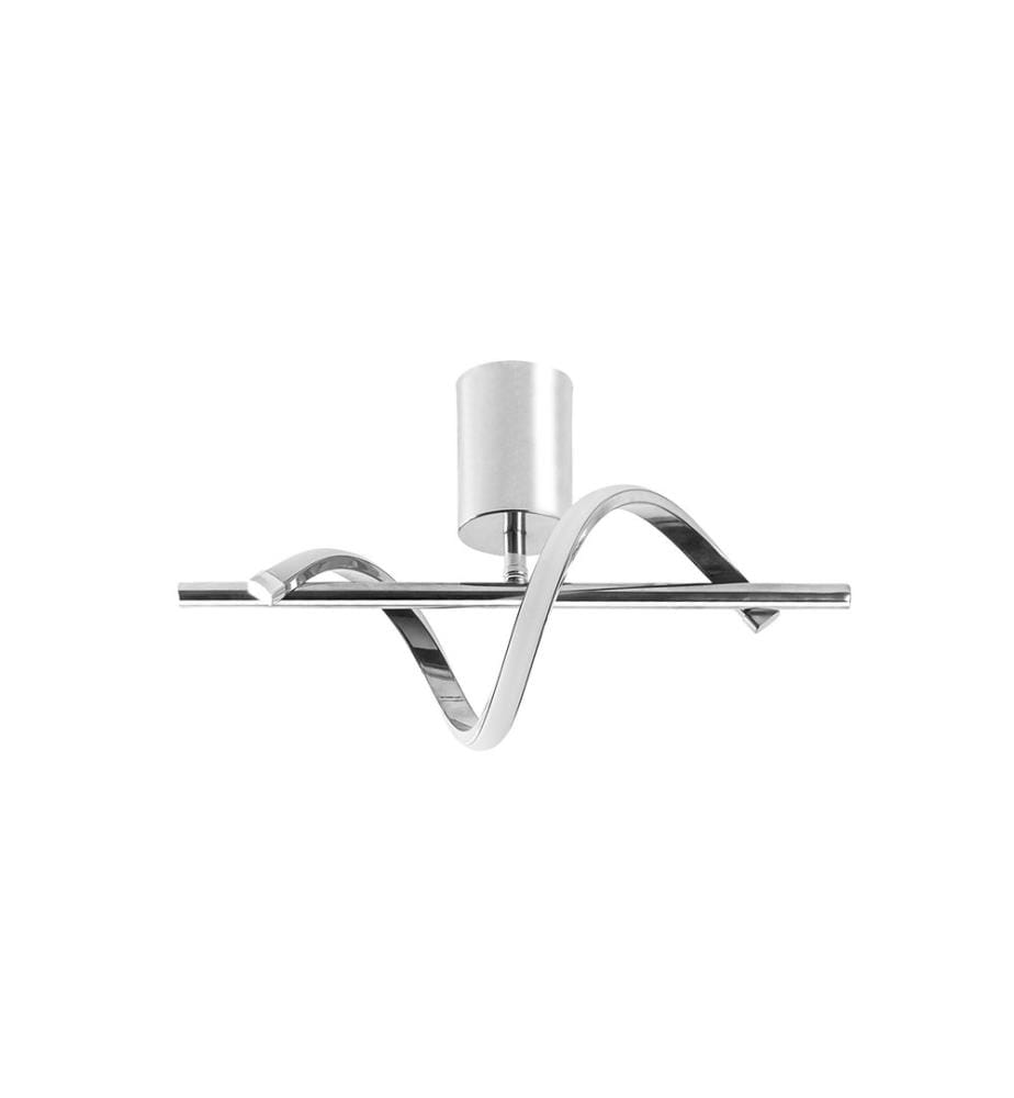 Lustre, Chrome, Corps en métal, Plaque de base en métal