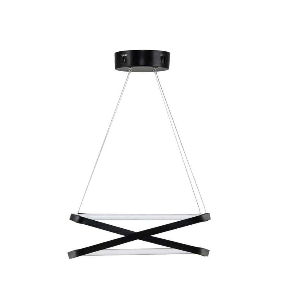 Kronleuchter, Schwarz, Aliminium Körper