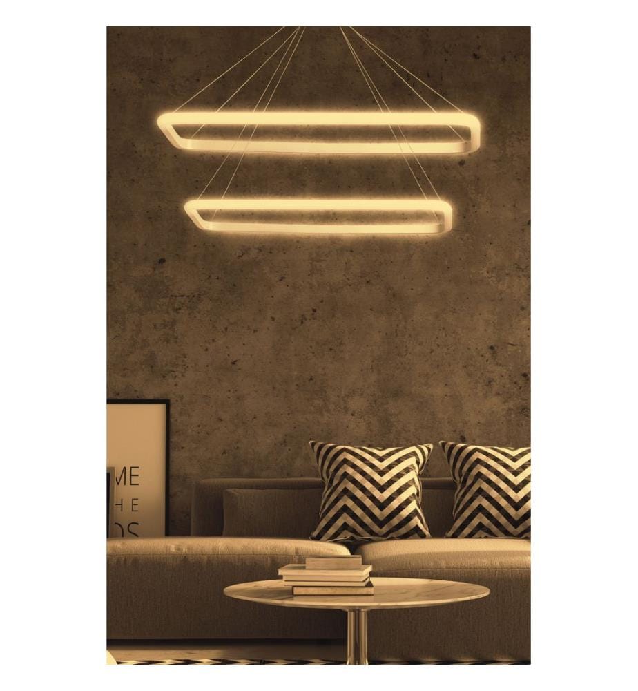 Lustre, blanc, corps en Aliminium