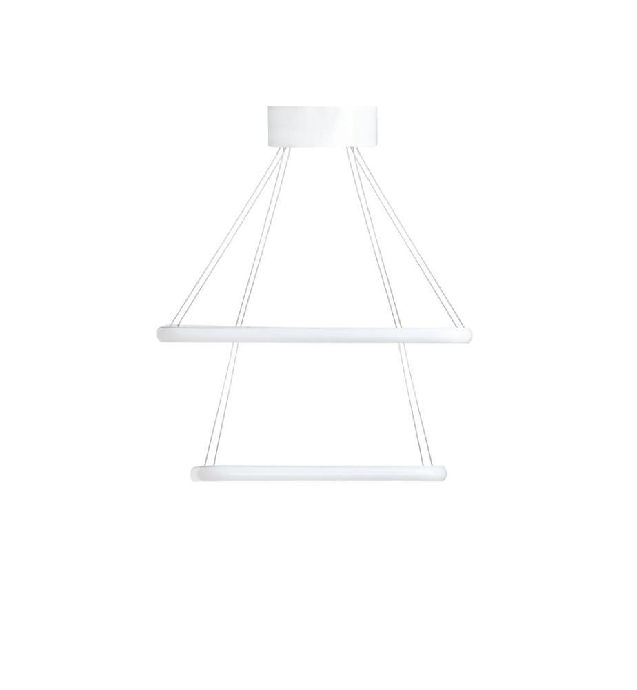 Lustre, blanc, corps en aluminium