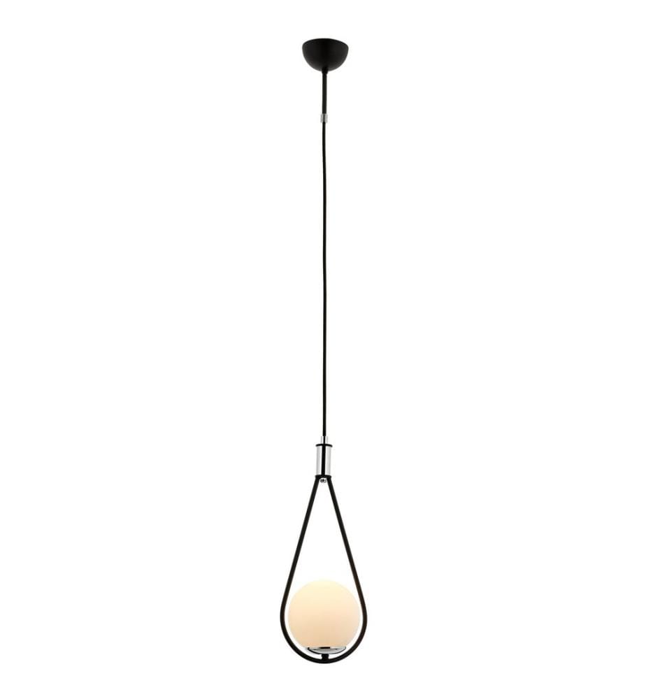 Kronleuchter, Schwarz, Weiss, Metallgehäuse, Glasabdeckung