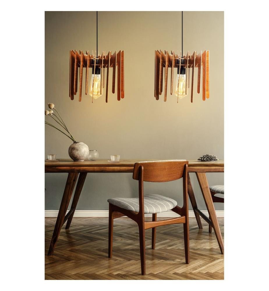 Kronleuchter, Walnuss, MDF-Korpus