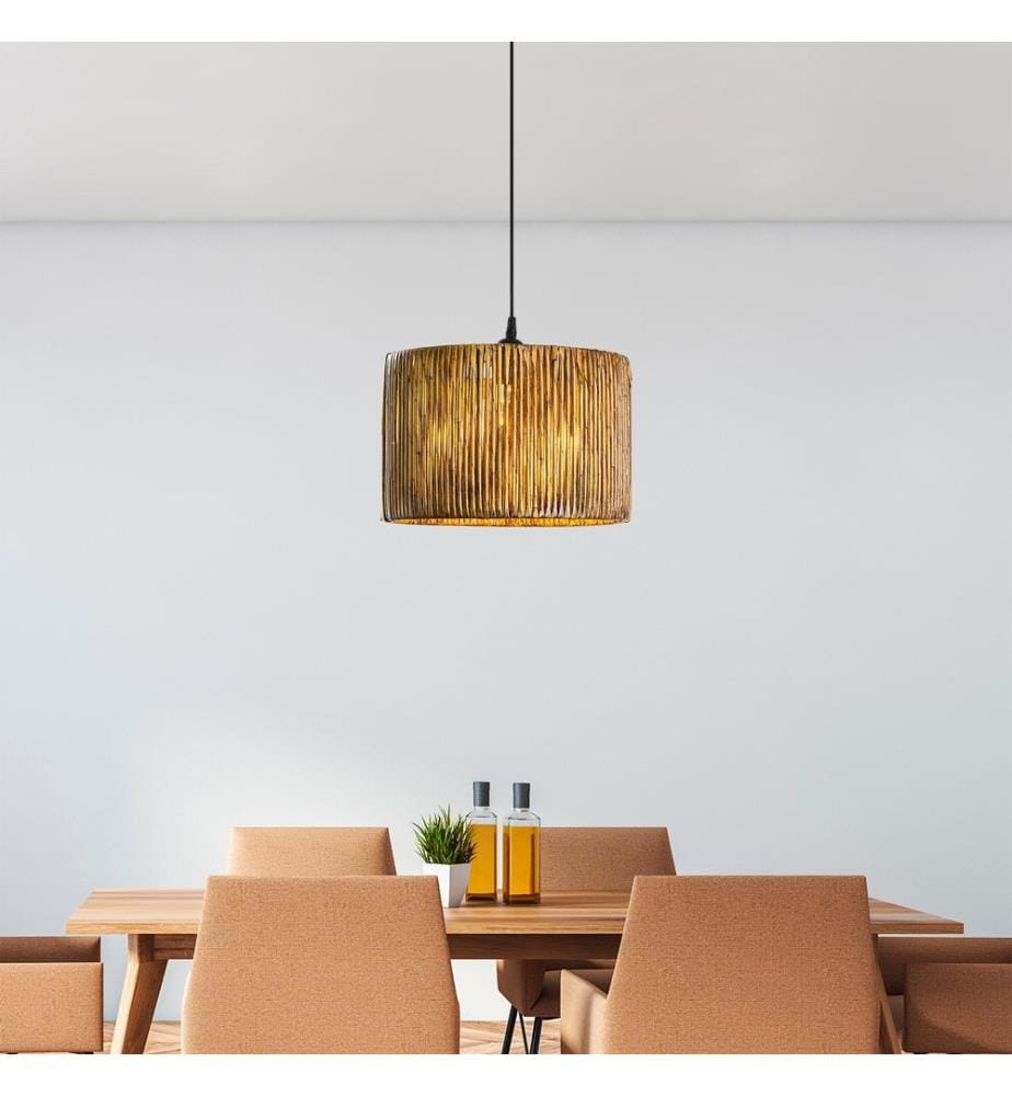 Lampadario, Antichità, Corpo in metallo, Replica di bambù