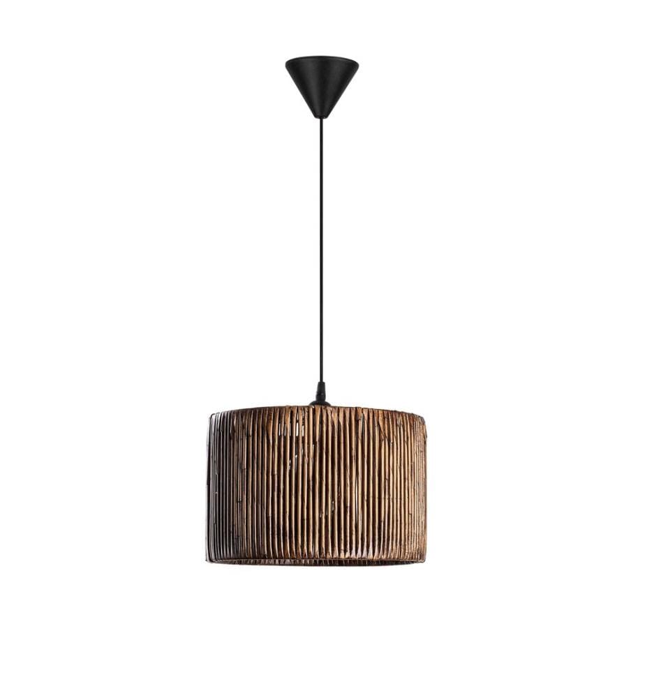 Lampadario, Antichità, Corpo in metallo, Replica di bambù