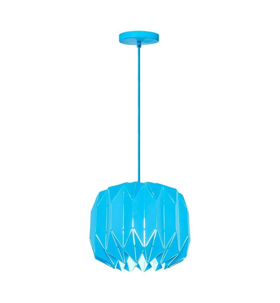 Lustre, Bleu, Corps en métal