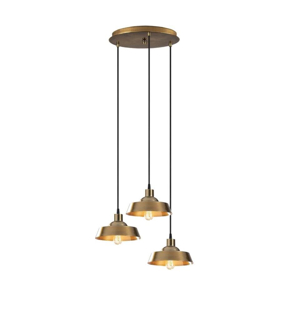 Kronleuchter, Vintage, Metallgehäuse