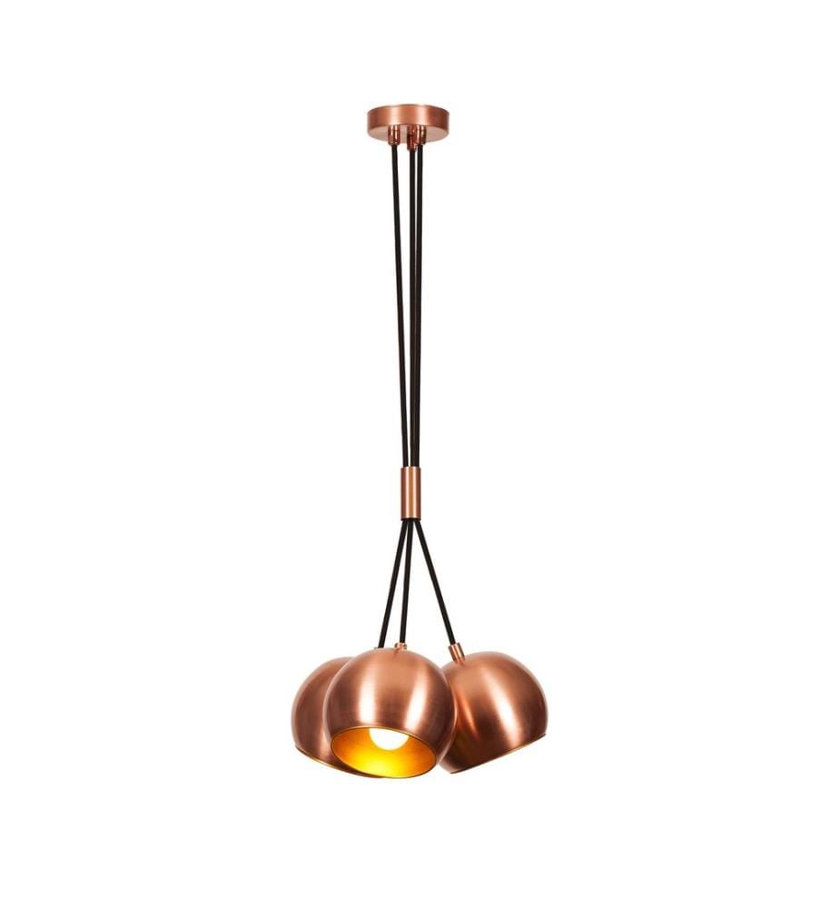 Lampadario, Rame, Oro, Corpo in metallo