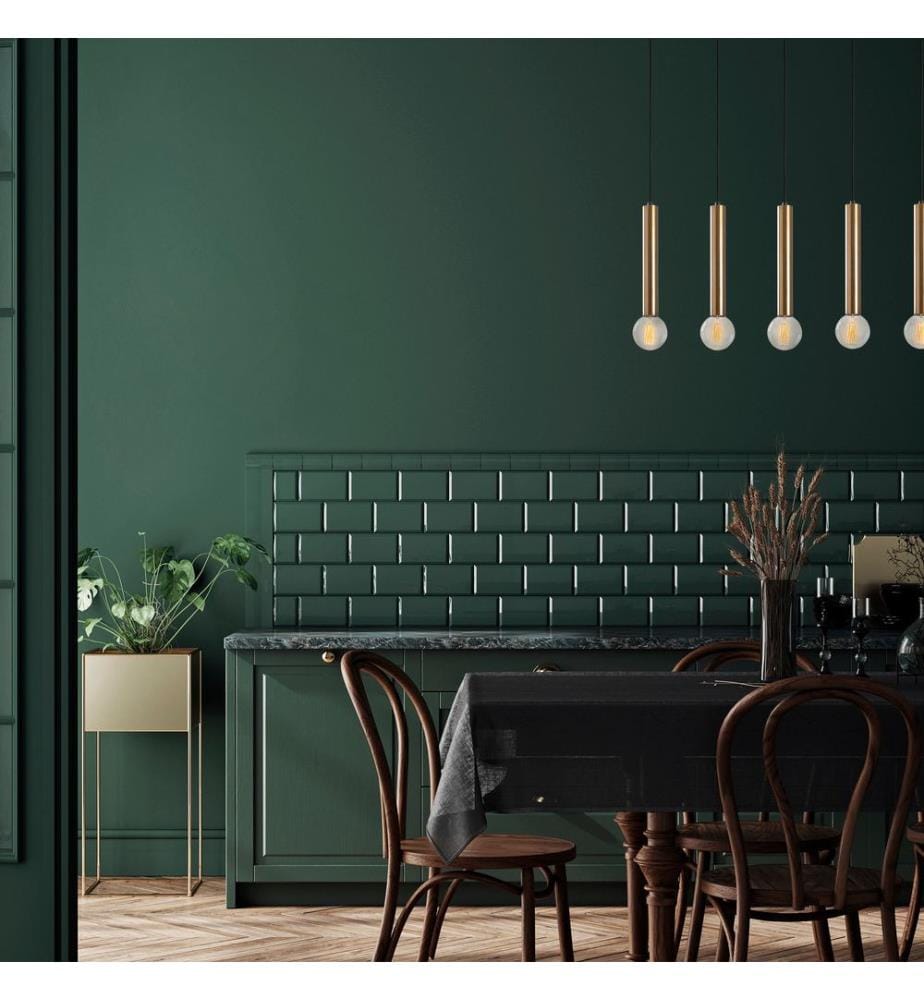 Kronleuchter, Vintage, Metallgehäuse
