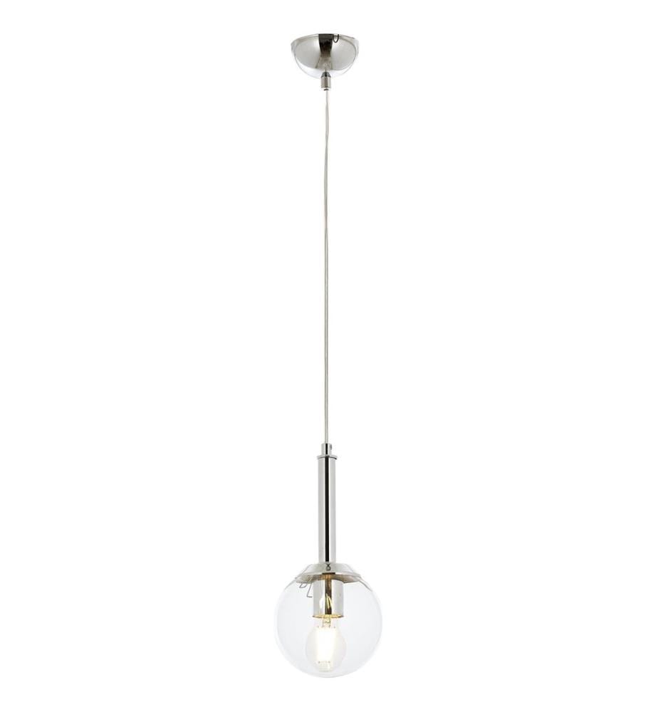 Kronleuchter, Chrom, Metallgehäuse, Glasabdeckung