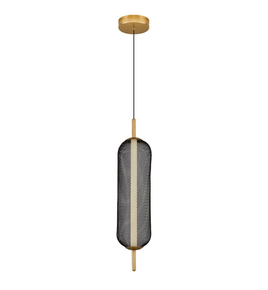 Kronleuchter, Gold, Metallgehäuse, Acrylkappe