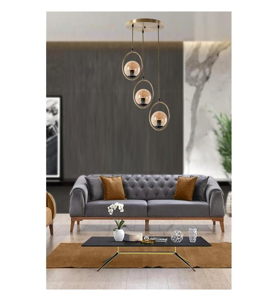 Lampadario, Rame, 100% metallo