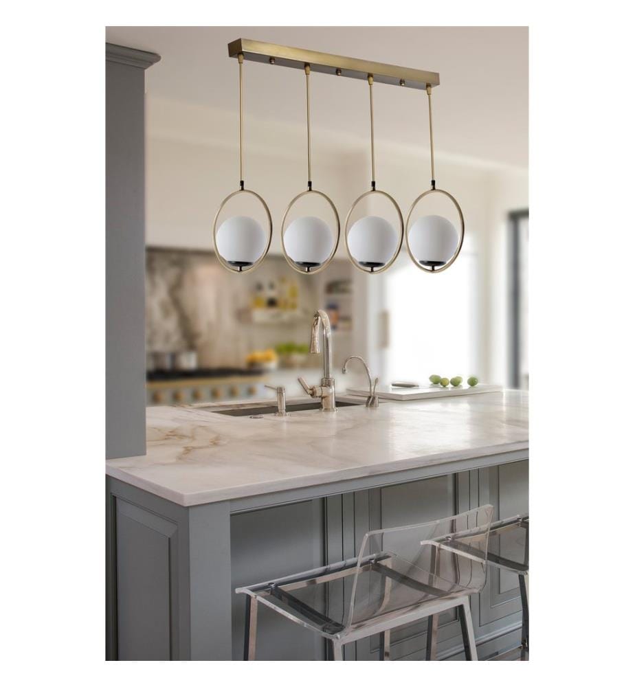 Lampadario, Bianco, Rame, 100% Metallo