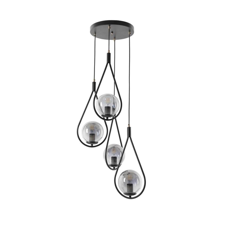 Lustre, noir, 100% métal