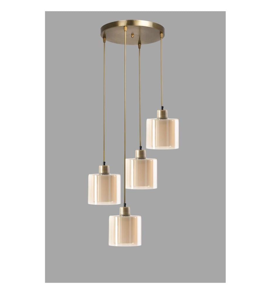 Lampadario, Rame, 100% metallo