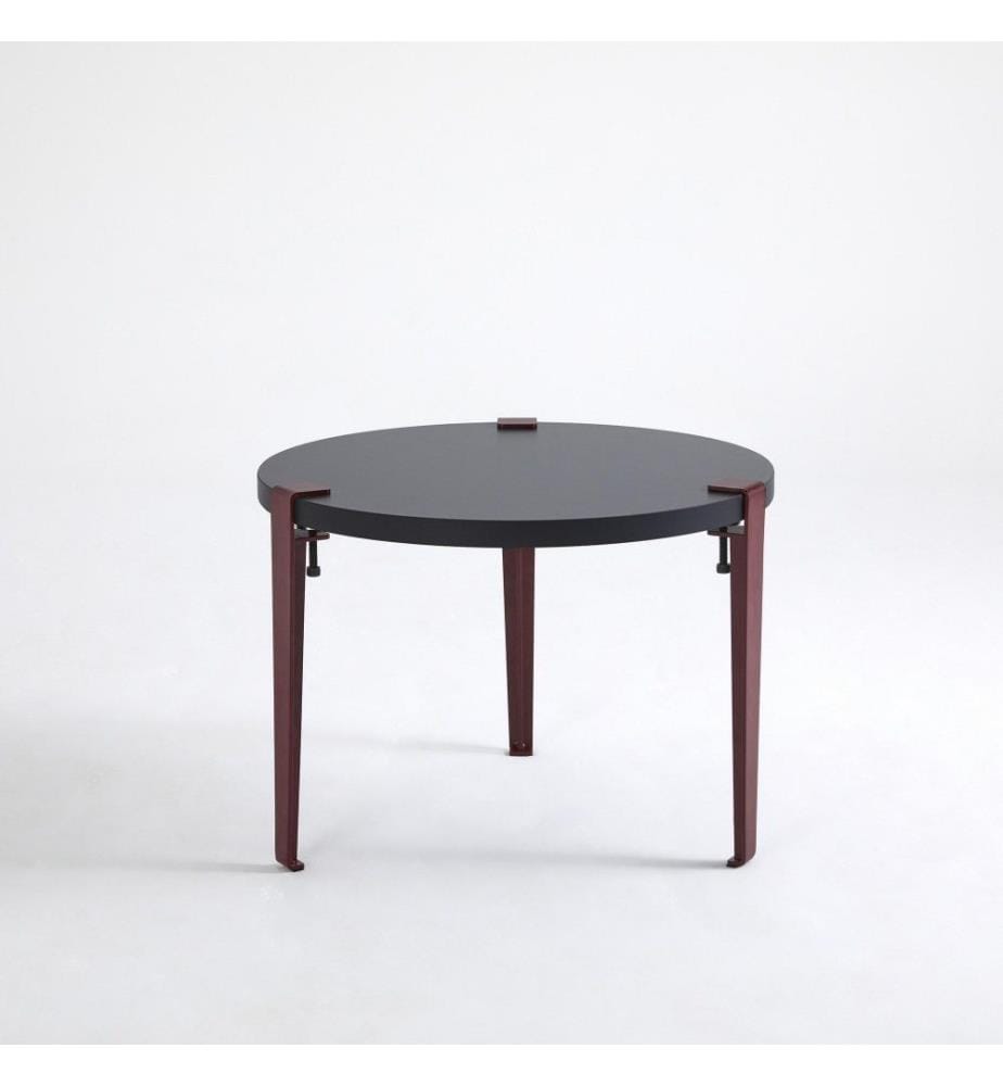 Table basse, Anthracite, Rouge bordeaux, Panneau de particules mélaminé