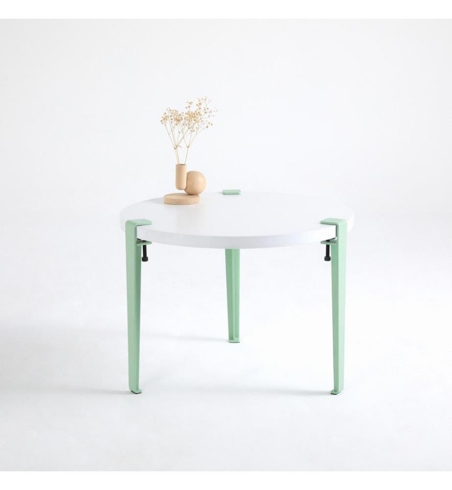 Couchtisch, Weiss, Mint, Grün, Melaminbeschichtete Spanplatte