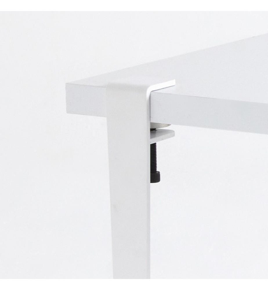 Table basse, blanc, panneau de particules mélaminé
