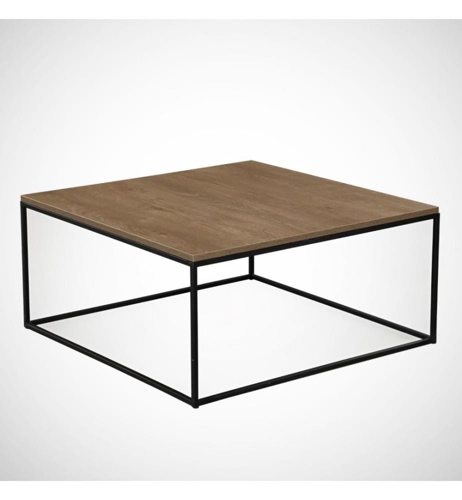 Table basse, chêne caucasien, panneau de particules mélaminé