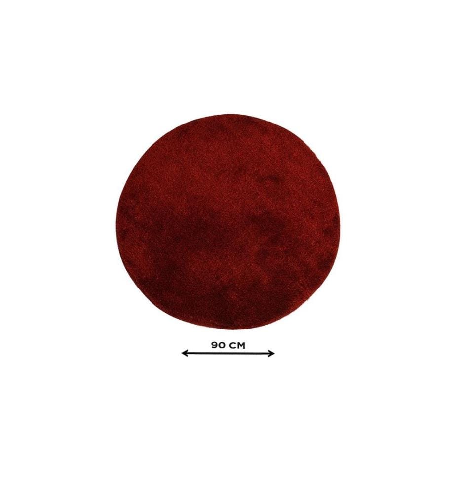 Acryl Badematte, Rot, 100% Acryl