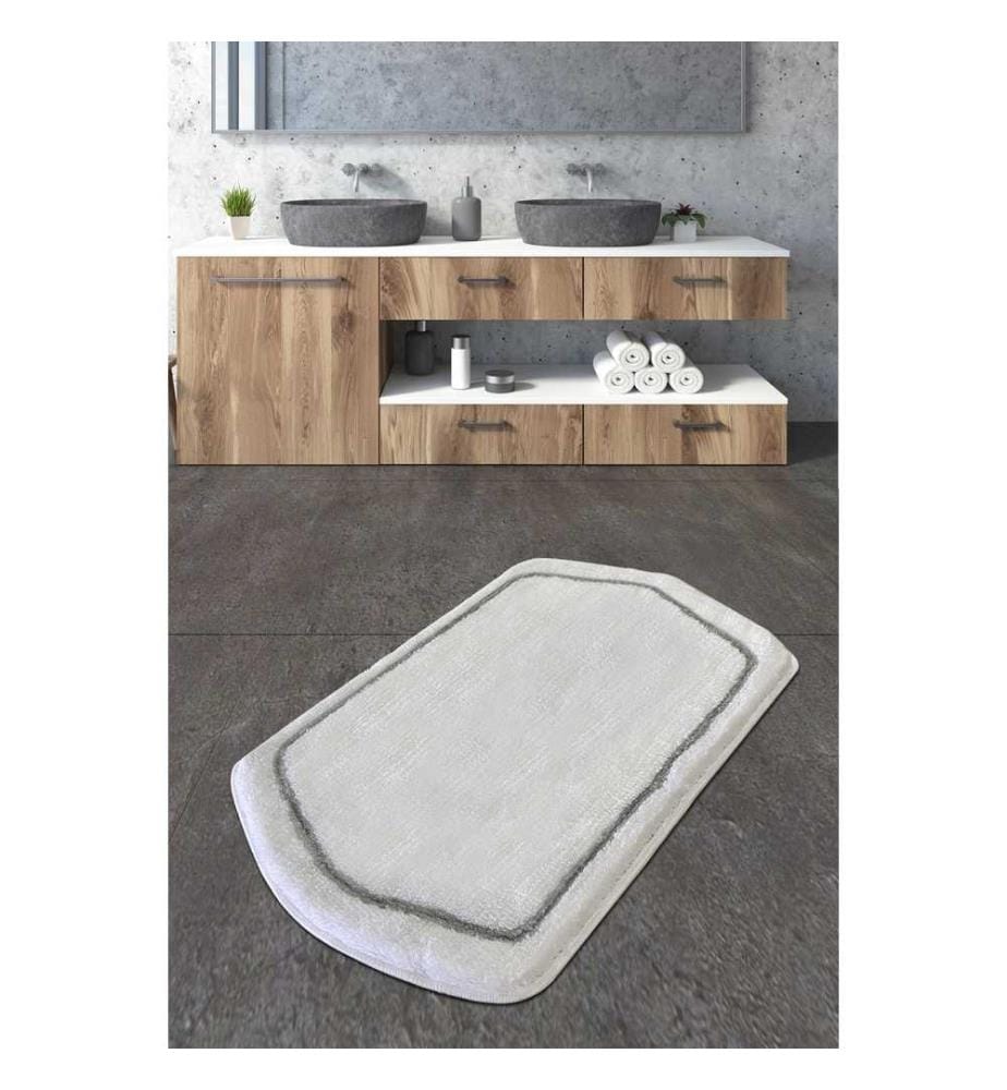 Acryl Badematte, Weiss, 100% Acryl