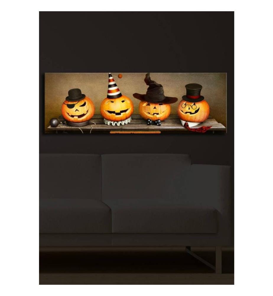 Dekorative Led beleuchtet Leinwand Gemälde, Multicolor, Wildleder Leinwand