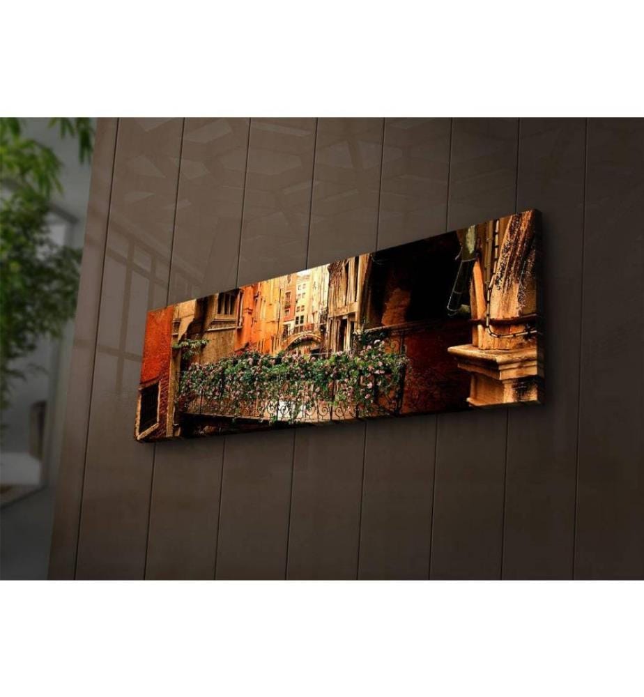 Dekorative Led beleuchtet Leinwand Gemälde, Multicolor, Wildleder Leinwand