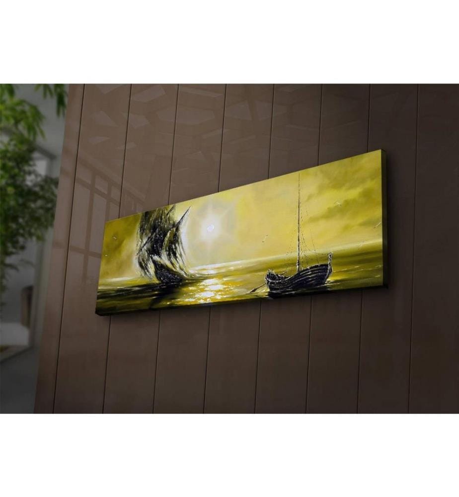 Dekorative Led beleuchtet Leinwand Gemälde, Multicolor, Wildleder Leinwand