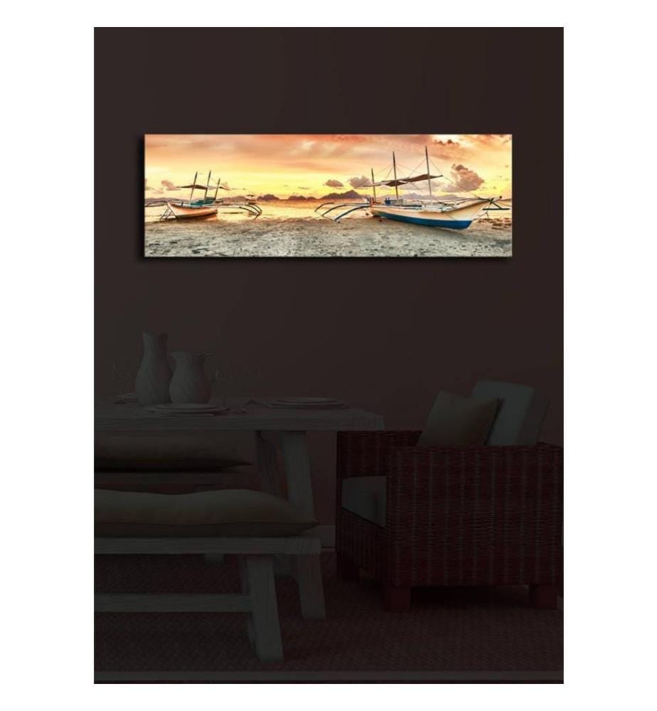 Dekorative Led beleuchtet Leinwand Gemälde, Multicolor, Wildleder Leinwand