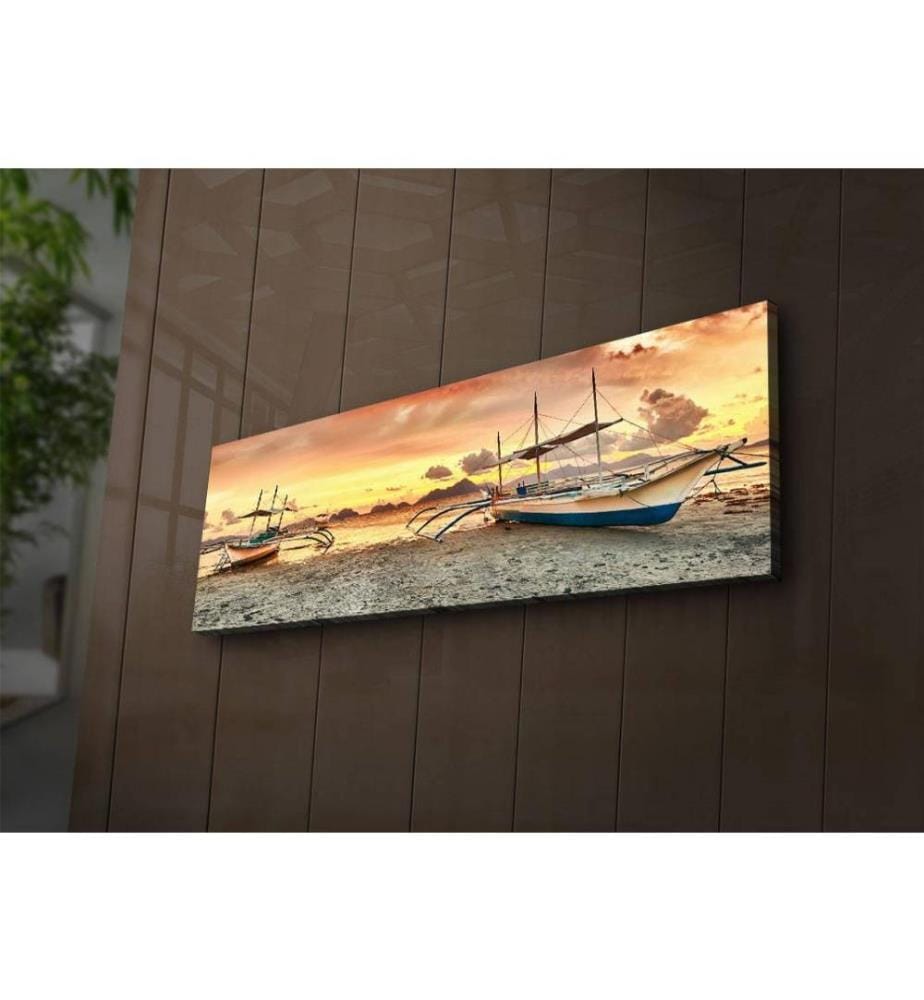 Dekorative Led beleuchtet Leinwand Gemälde, Multicolor, Wildleder Leinwand