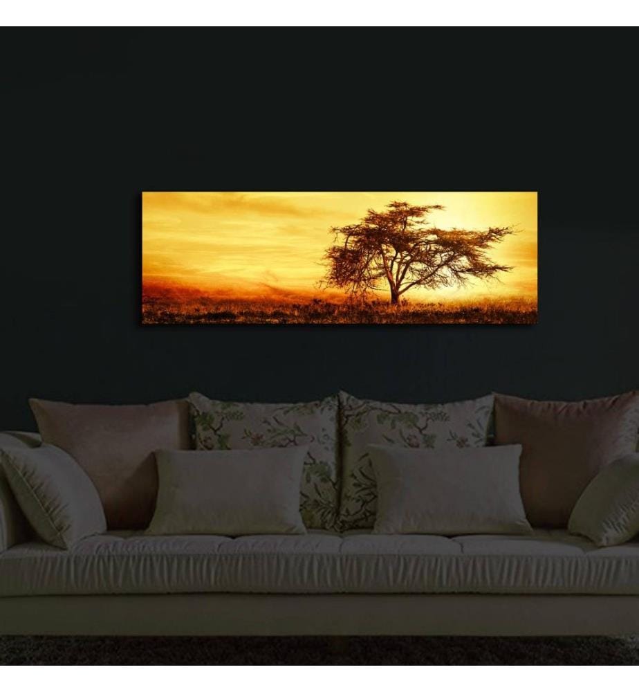 Dekorative Led beleuchtet Leinwand Gemälde, Multicolor, Wildleder Leinwand