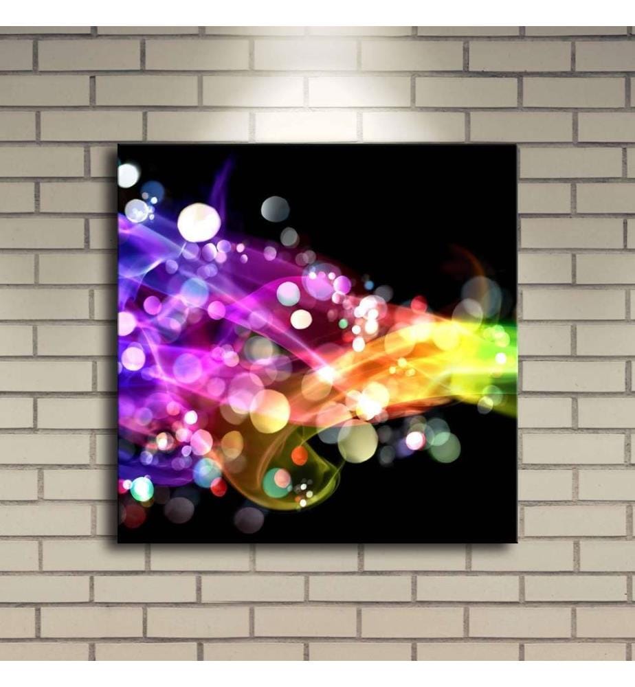 Dekorative Led beleuchtet Leinwand Gemälde, Multicolor, Wildleder Leinwand