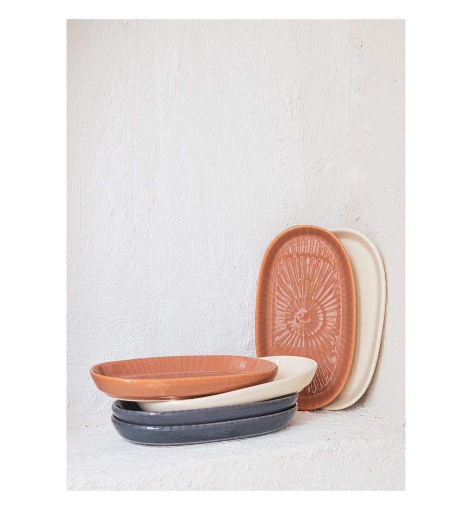 Servierplatte, Lachs, 100% Ceramic