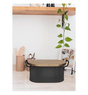 Brotkasten, Schwarz, 100% Galvanize
