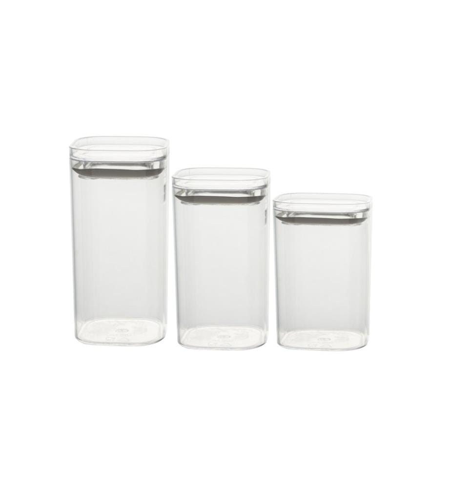 Spice Jar Set, 12 Pieces, Transparent, 100% Acrylic
