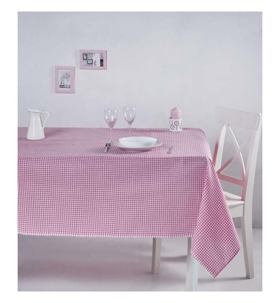 Tischtuch, Rosa, Baumwolle