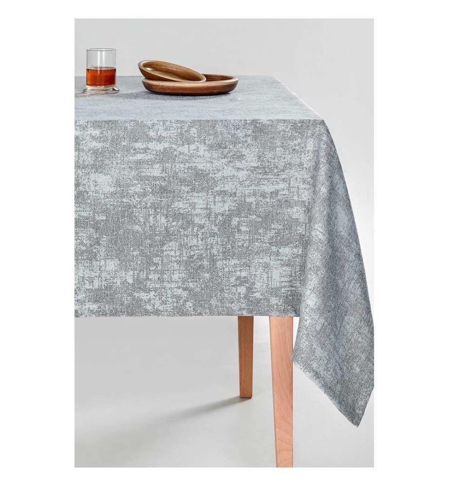 Tablecloth, Light Grey, 100% Polyester