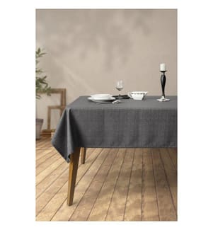 Tablecloth, Anthracite, 100% Polyester