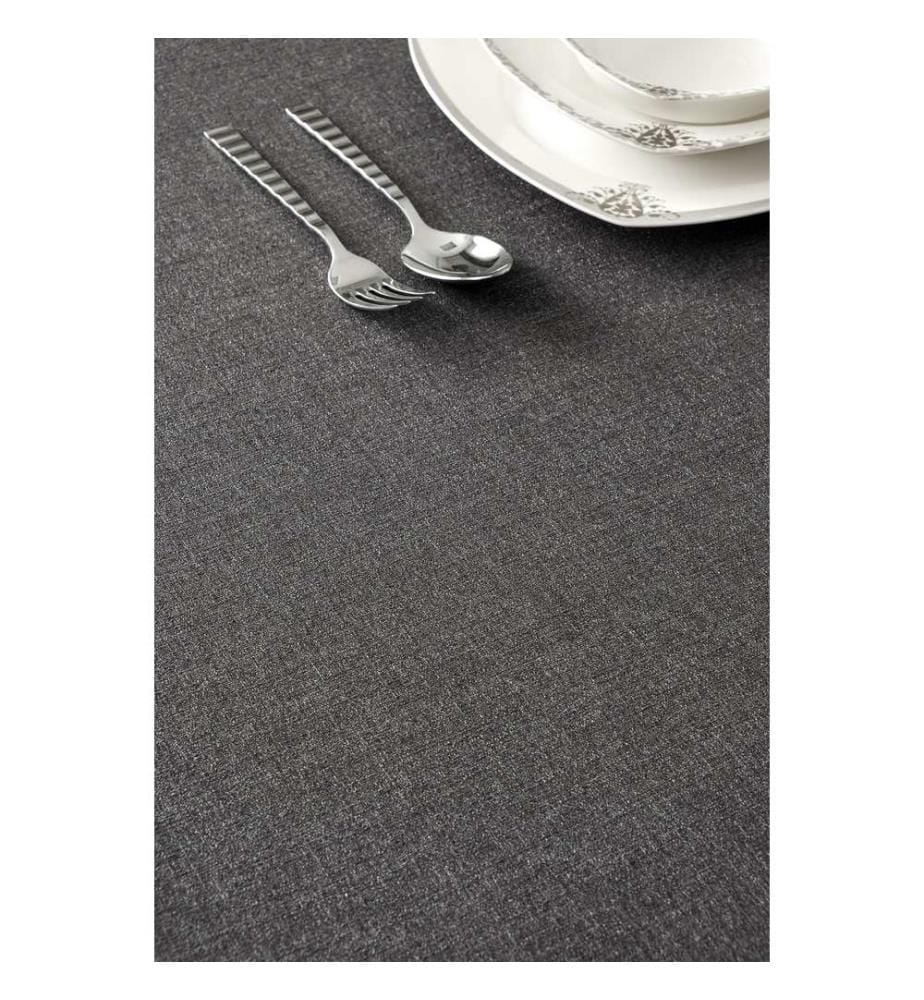Tischdecke, Anthrazit, 100% Polyester