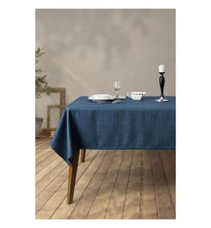 Tablecloth, Dark Blue, 100% Polyester