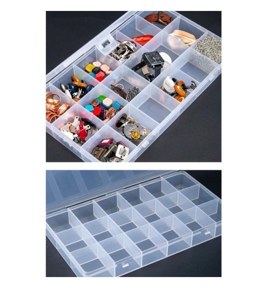 Schmuckkästchen, transparent, 100 % KUNSTSTOFF