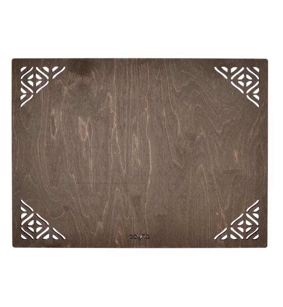 Table Mat Set, 6 Pieces, Wenge, 100% Wooden, Handmade